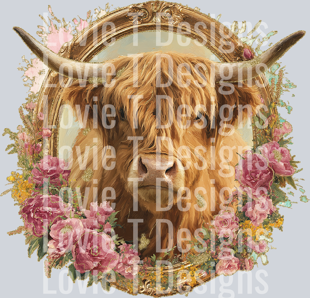 Portrait of a Highland Cow