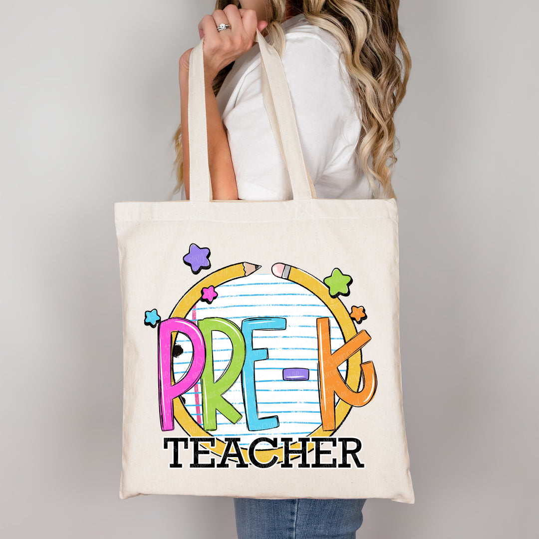 PREK TEACHER  PAPER AND PENCIL