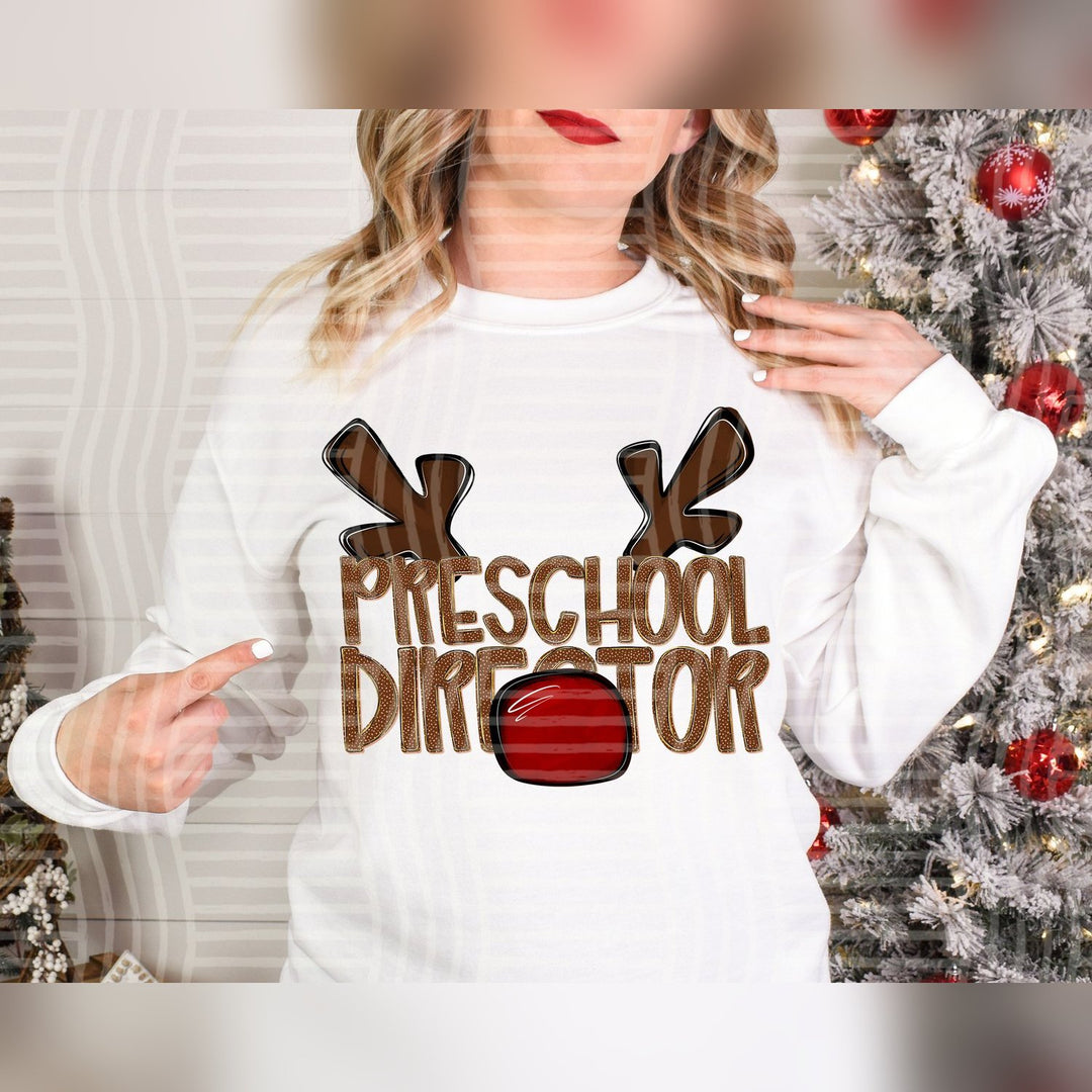 Preschool Director Deer Antler School Staff DTF transfer