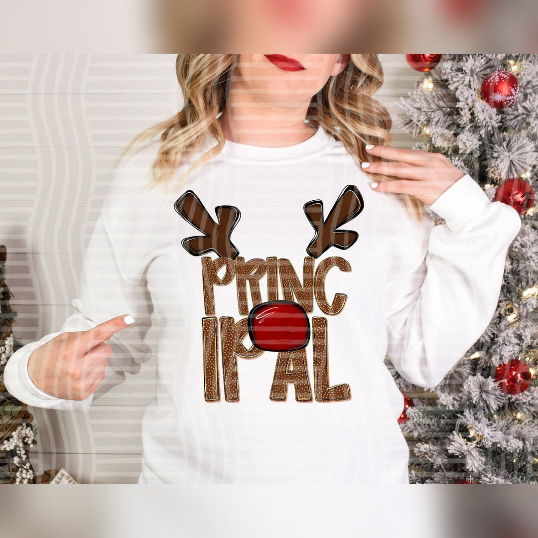 Principal Deer Antler School Staff DTF transfer