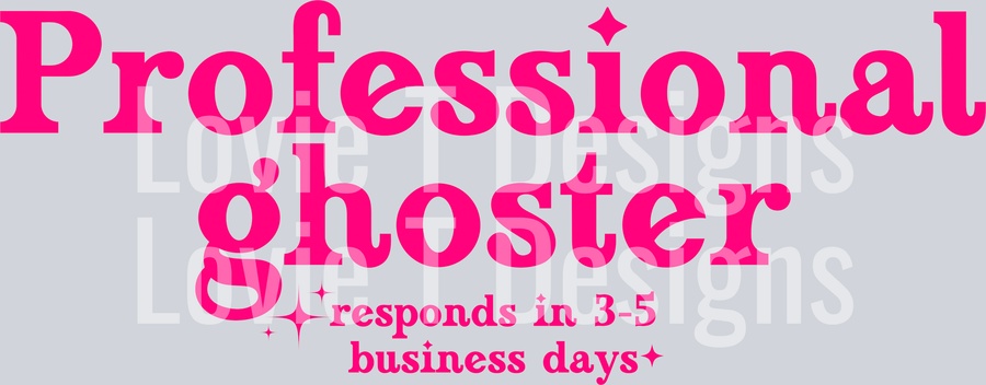 Professional ghoster pink