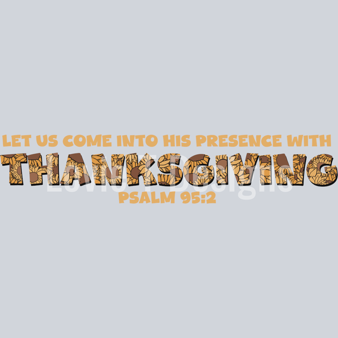 Psalm 95 – DTF Transfer
