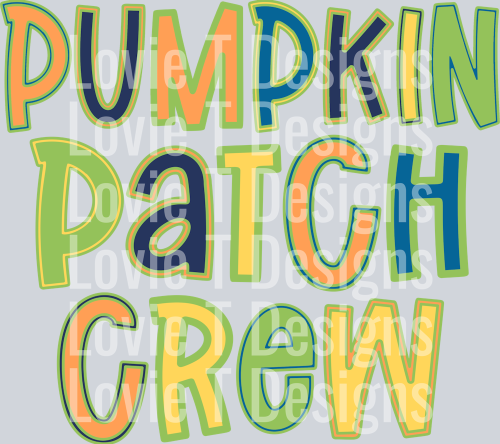 Pumpkin Patch Crew Fall Colors