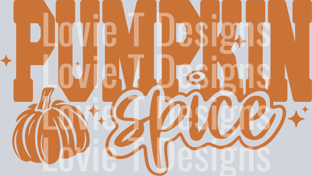 Pumpkin spice single color