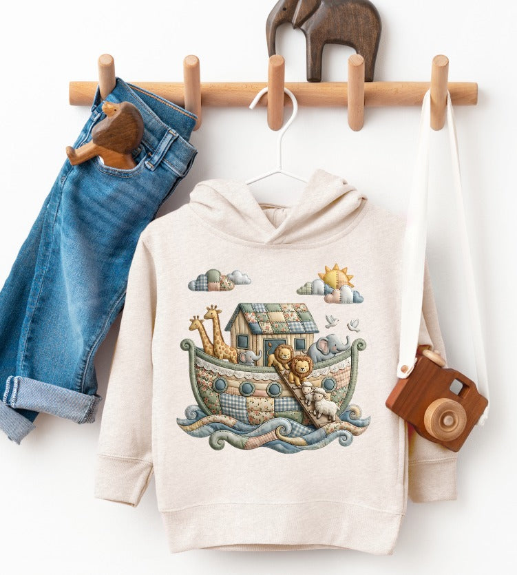 Quilted Noah's Ark DTF transfer design