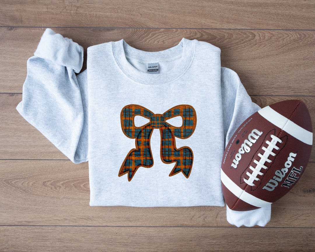 Quilted Bow + Custom Name