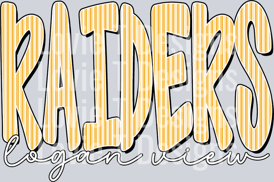 RAIDERS LOGAN VIEW YELLOW SEERSUCKER
