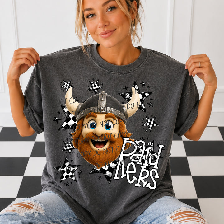 Raiders Big Mascot Energy mascot DTF transfer