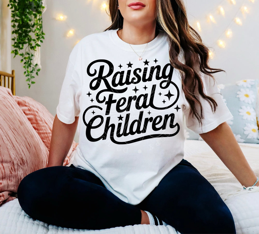 Raising Feral Children DTF transfer design – image 1
