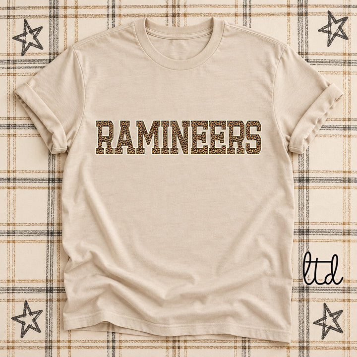 Ramineers Dark Leopard Mascots DTF transfer mockup