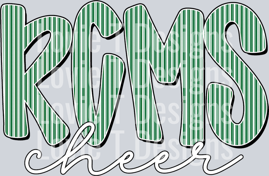 RCMS KELLY GREEN CHEER SEERSUCKER
