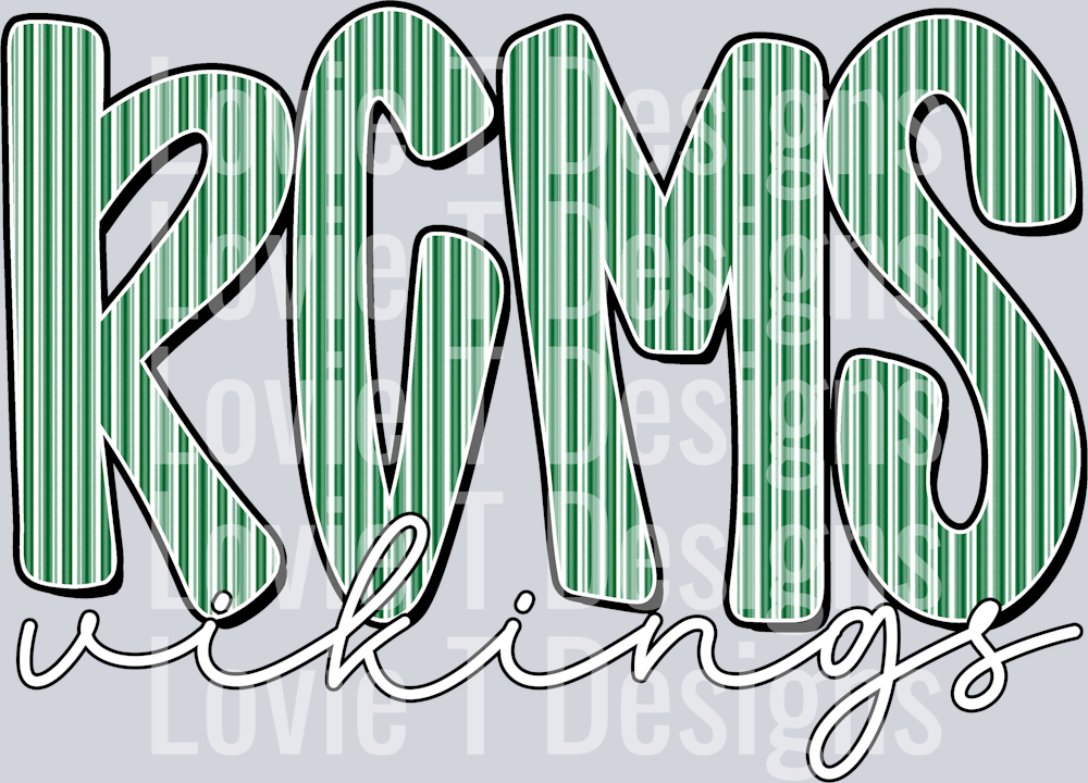 RCMS VIKINGS KELLY GREEN SEERSUCKER