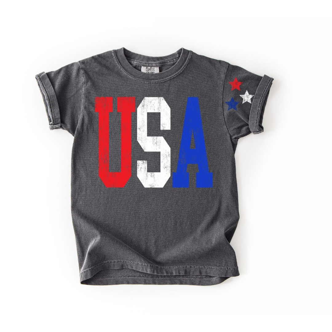 Red White and Blue Acid Stars – DTF Transfer