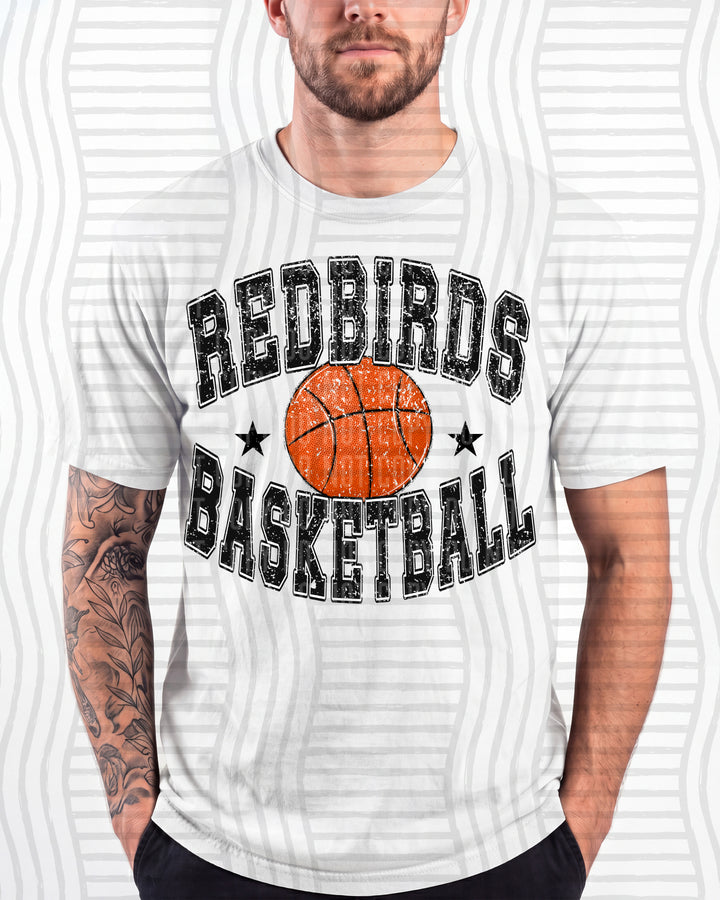 Redbirds Basketball Varsity Mascots DTF transfer