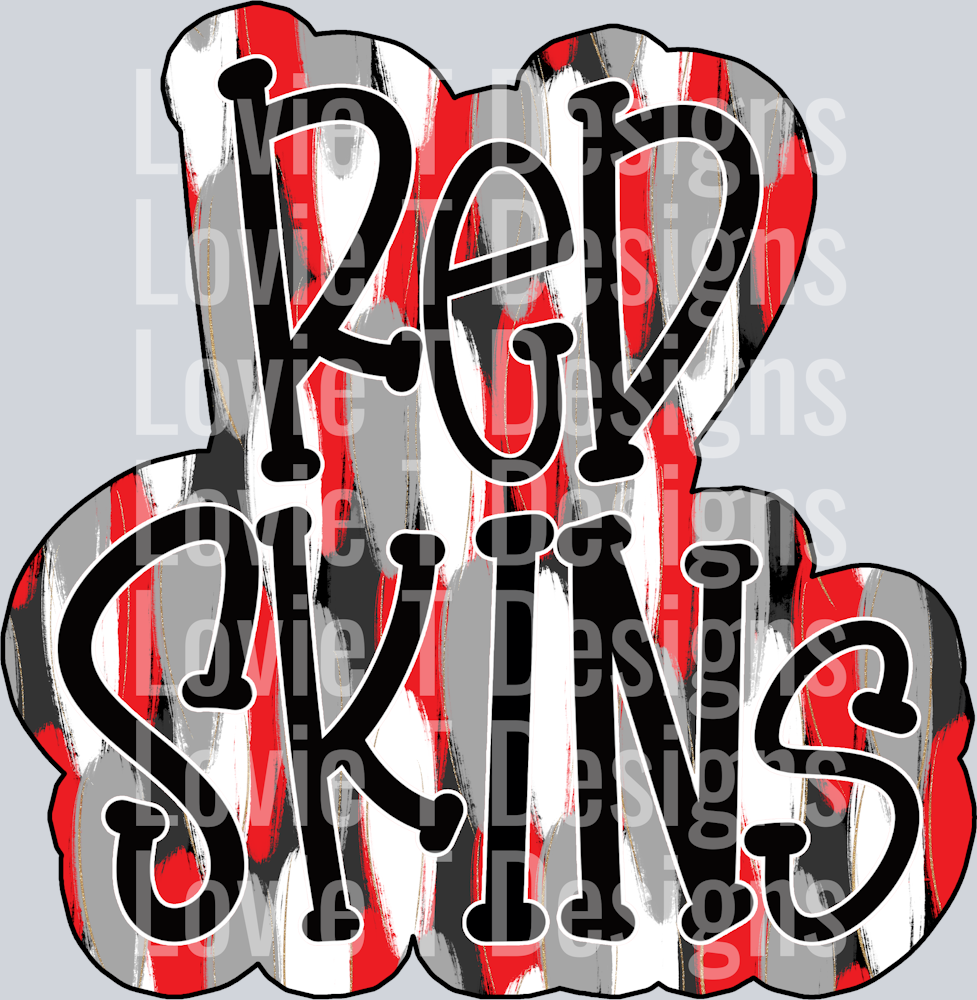 REDSKINS FUNKY SERIFF THICK OUTLINE