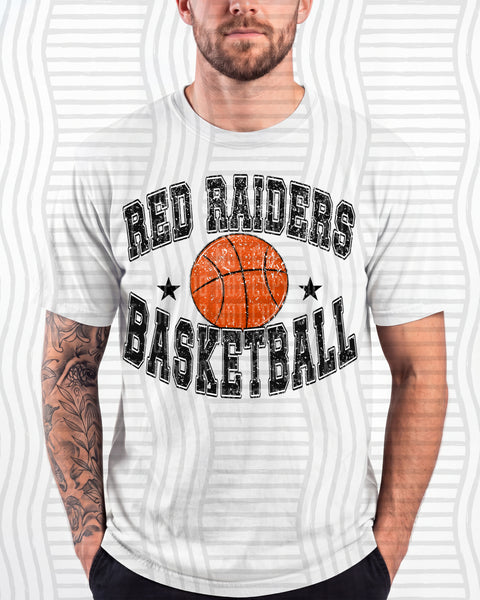 Basketball Varsity Mascots Red Raiders design