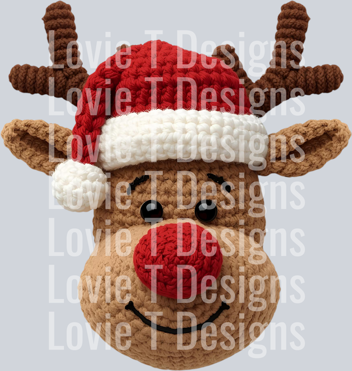 REINDEER FACE FAUX YARN