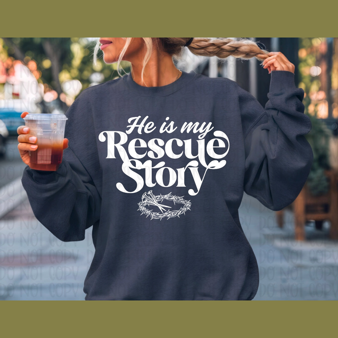 Rescue Story White – DTF Transfer