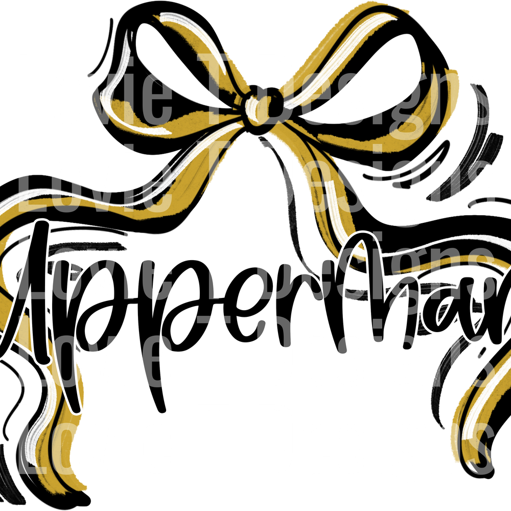 RIBBON SPORTS BOWS VEGAS GOLD BLACK AND WHITE UPPERMAN