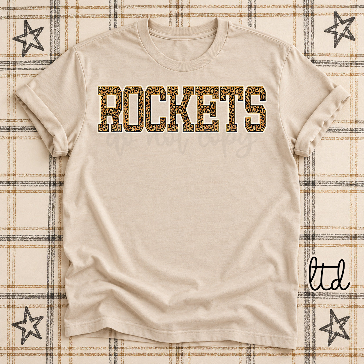 Dark Leopard Mascots Rockets design