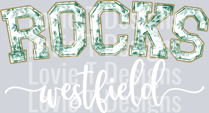 ROCKS WESTFIELD GREEN TOILE