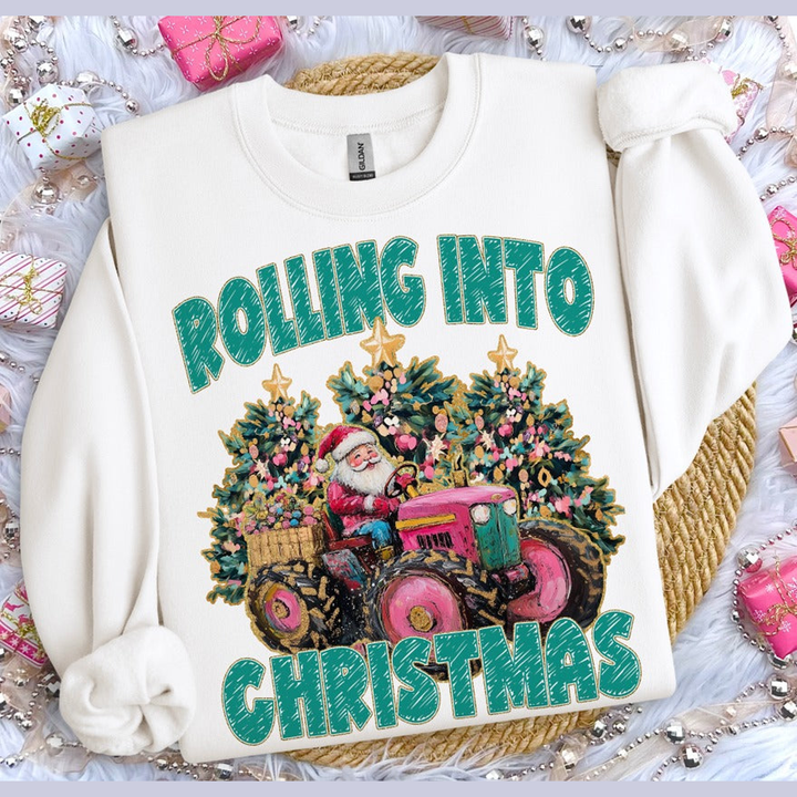 Rolling Into Christmas – DTF Transfer