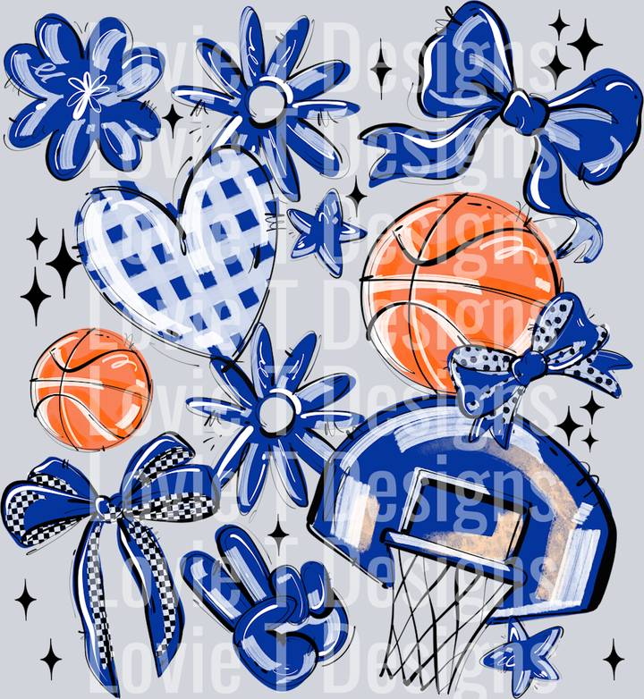 ROYAL PLAY BALL BASKETBALL COLLAGE