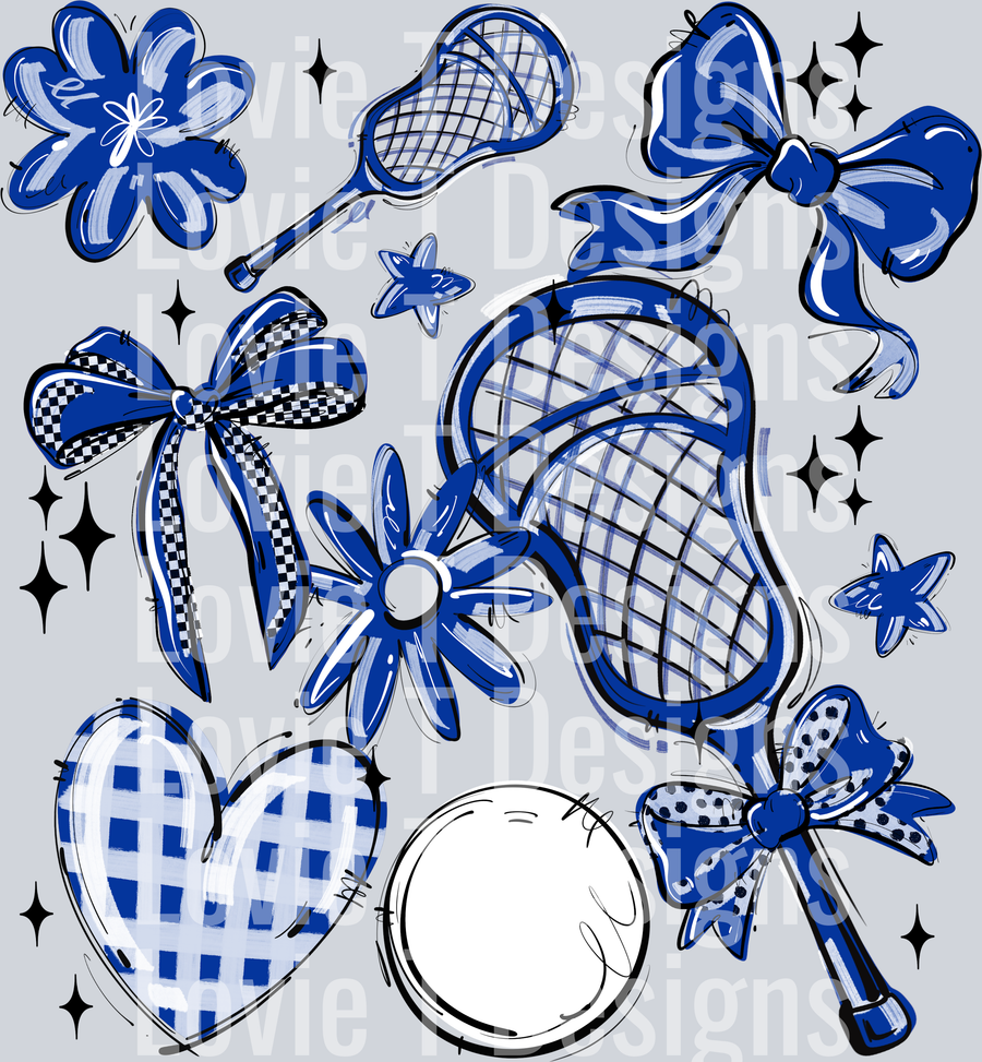 ROYAL PLAY BALL LACROSSE COLLAGE