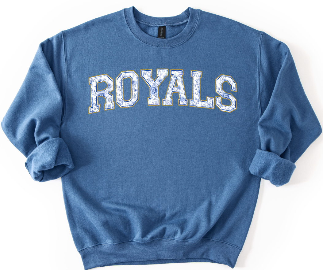 ROYALS BLUE TOILE