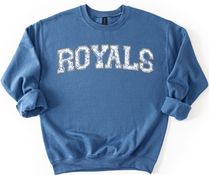 ROYALS BLUE TOILE