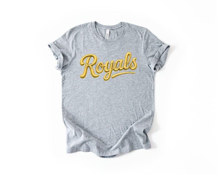 ROYALS FAUX PUFF GOLD