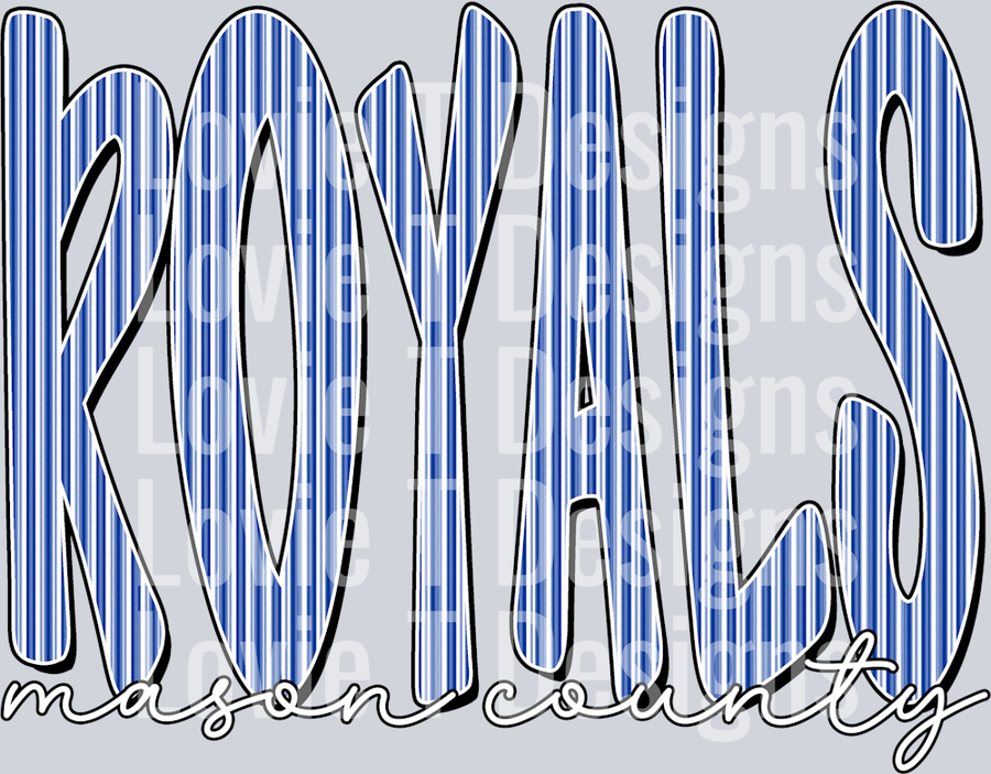 ROYALS MASON COUNTY ROYAL SEERSUCKER
