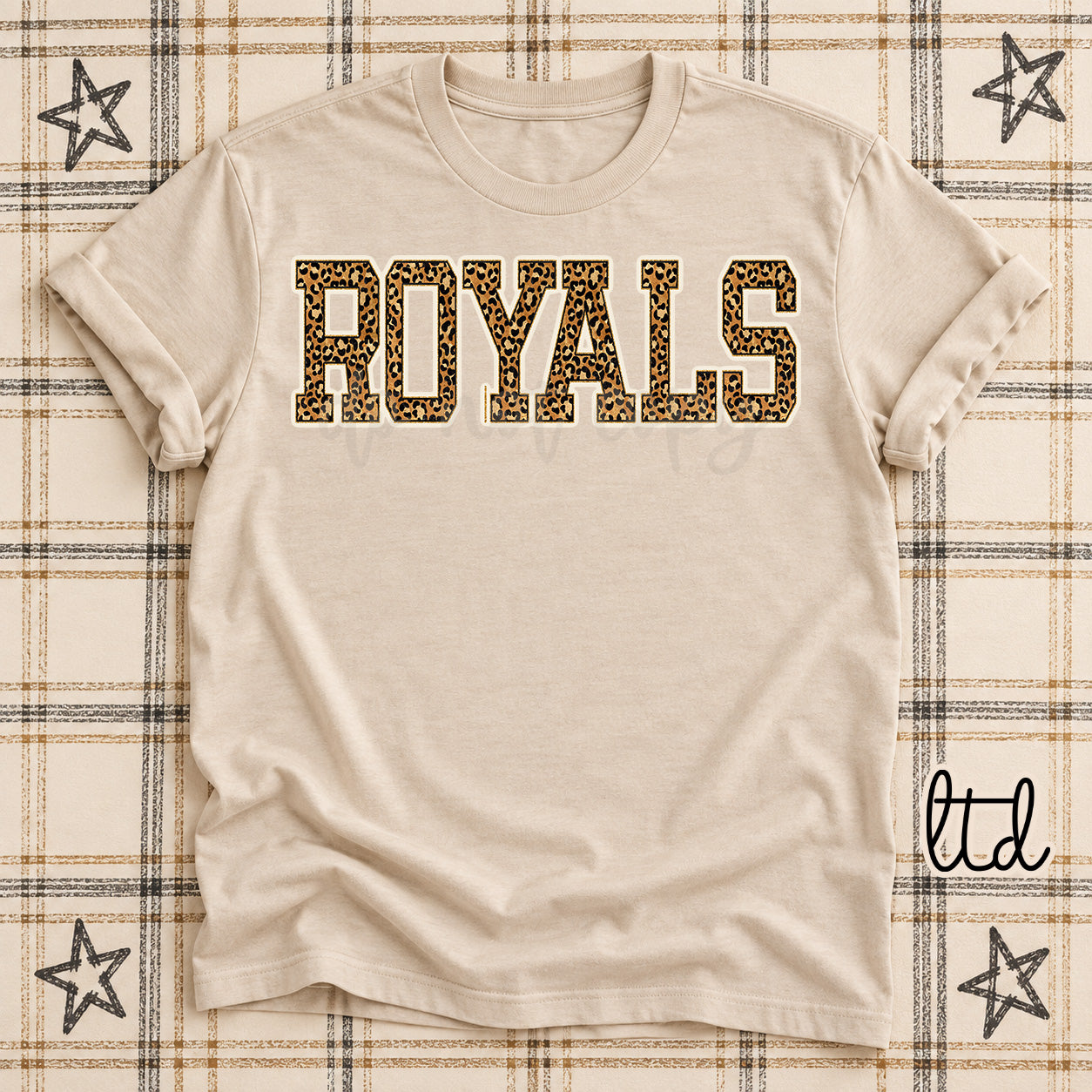 Dark Leopard Mascots Royals design