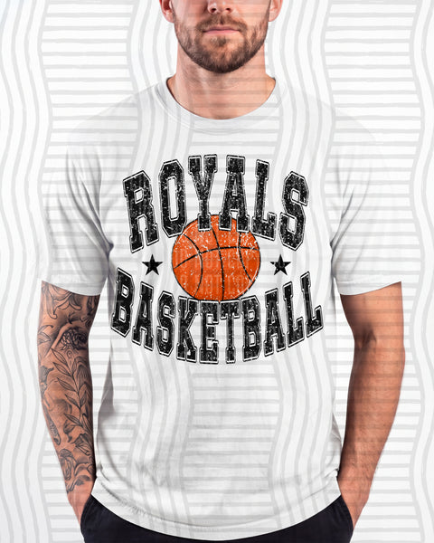 Basketball Varsity Mascots Royals design