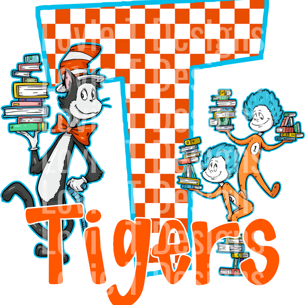 RRA MASCOTS TIGERS ORANGE
