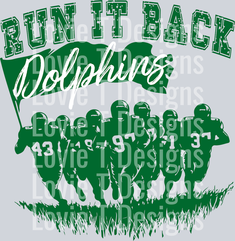 RUN IT BACK DOLPHINS GREEN