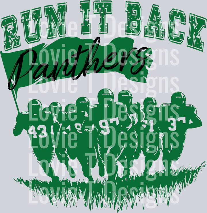 RUN IT BACK PANTHERS GREEN