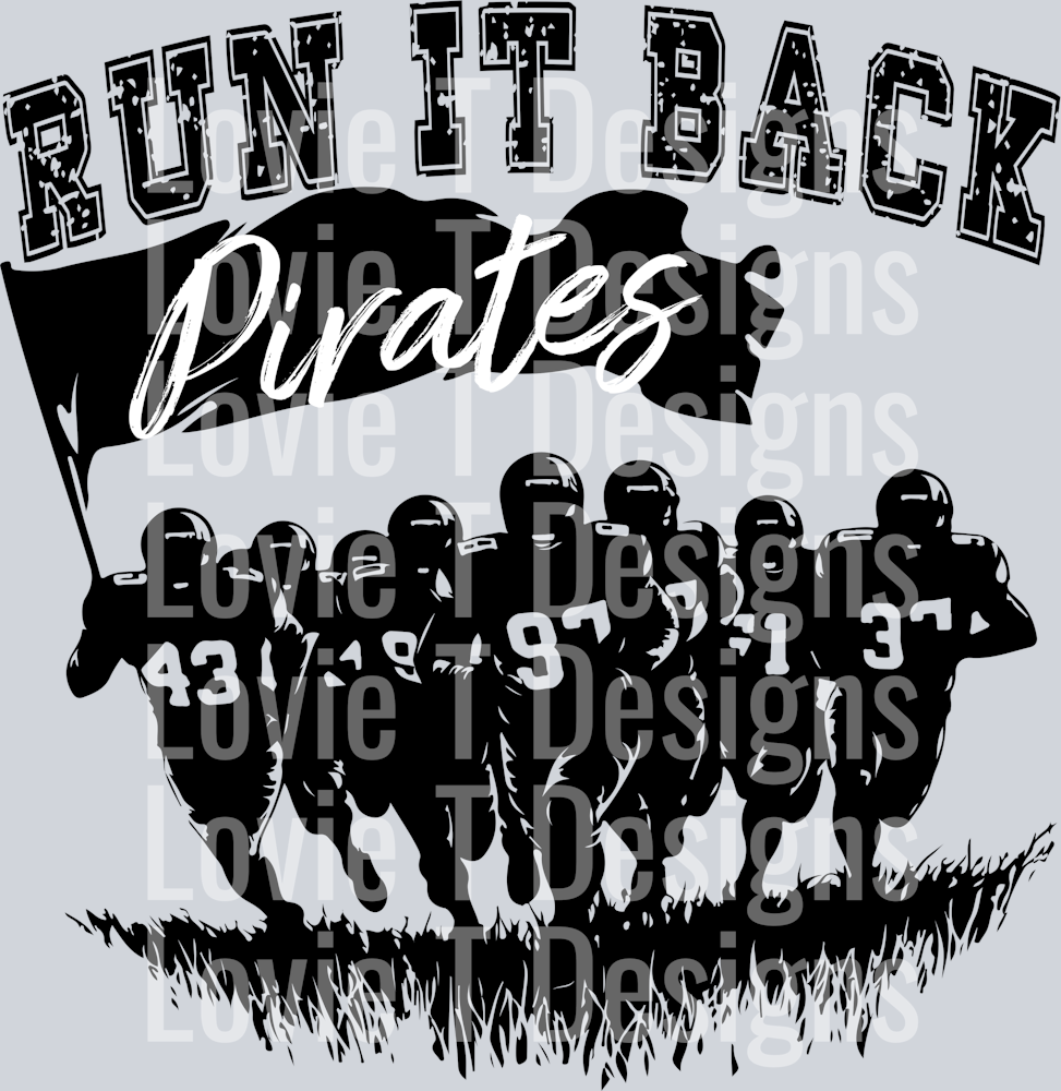 RUN IT BACK PIRATES BLACK