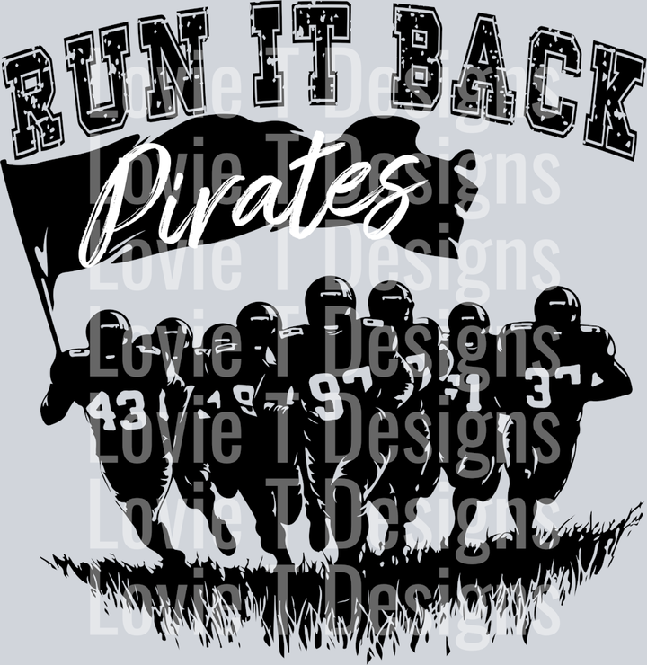 RUN IT BACK PIRATES BLACK