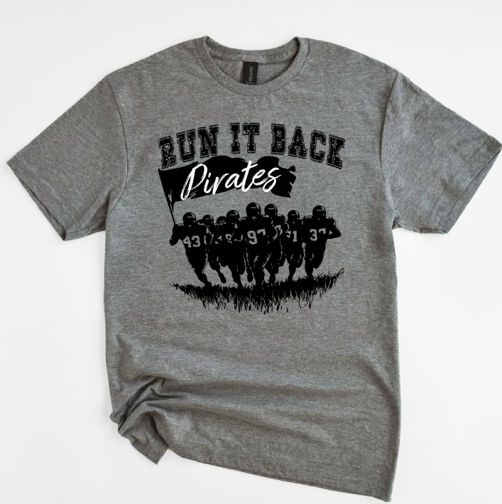 Run It Back Pirates Black DTF transfer design – image 1