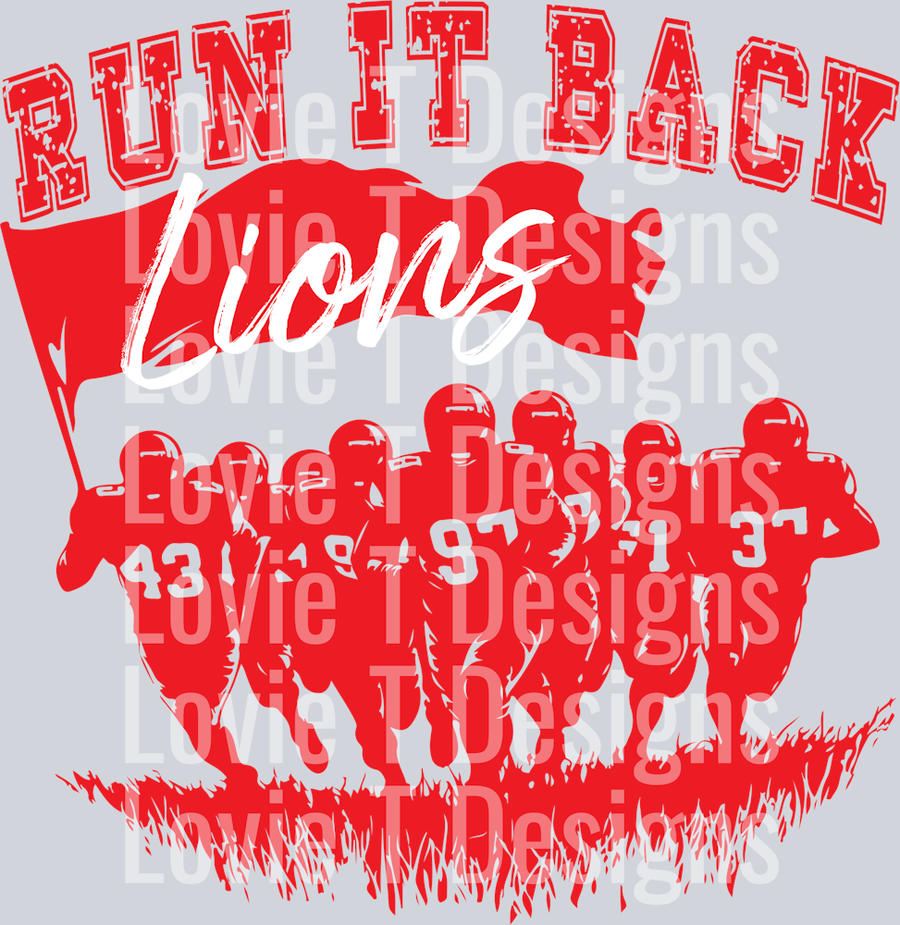 RUN IT BACK RED LIONS