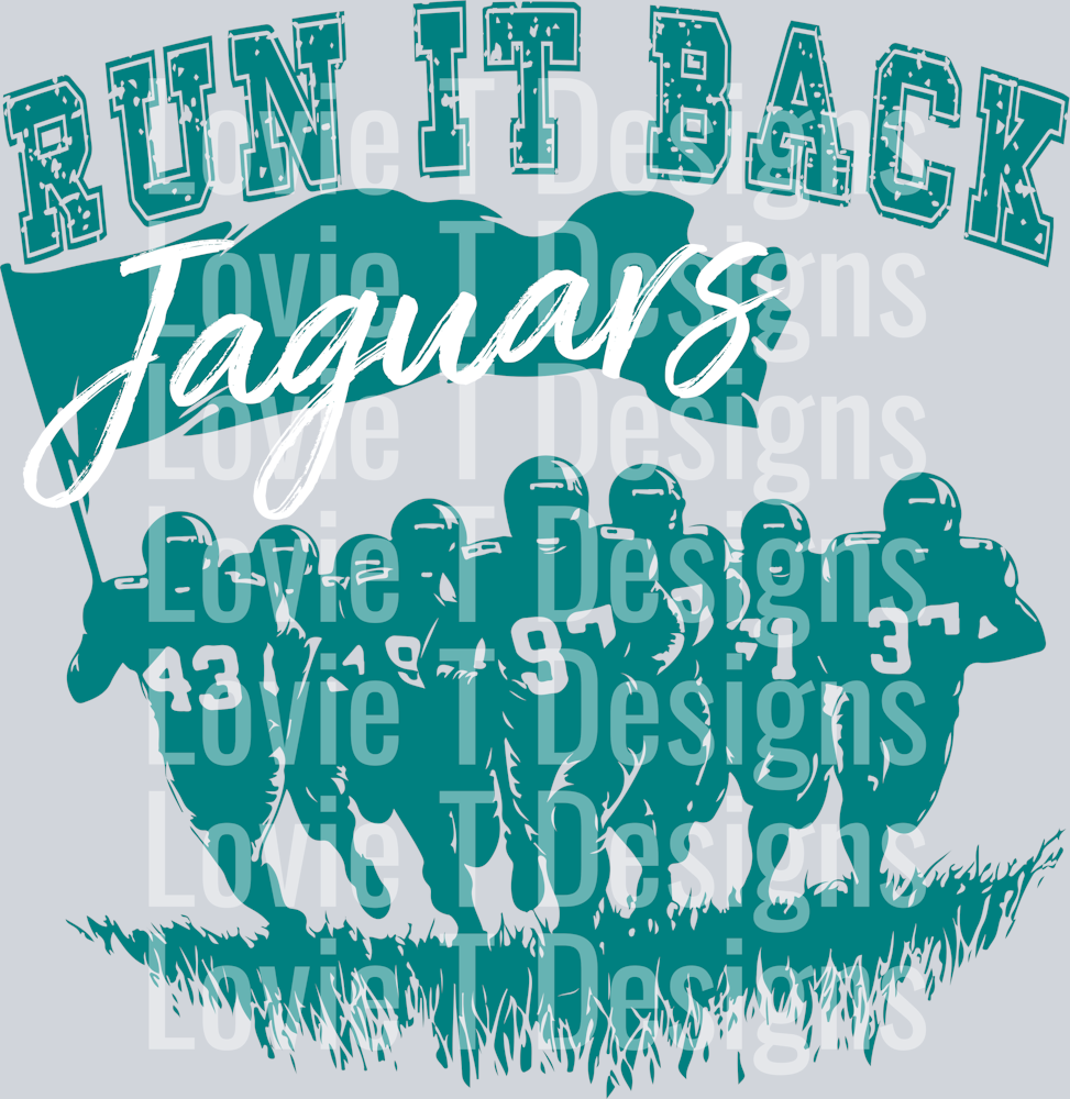 RUN IT BACK TEAL JAGUARS