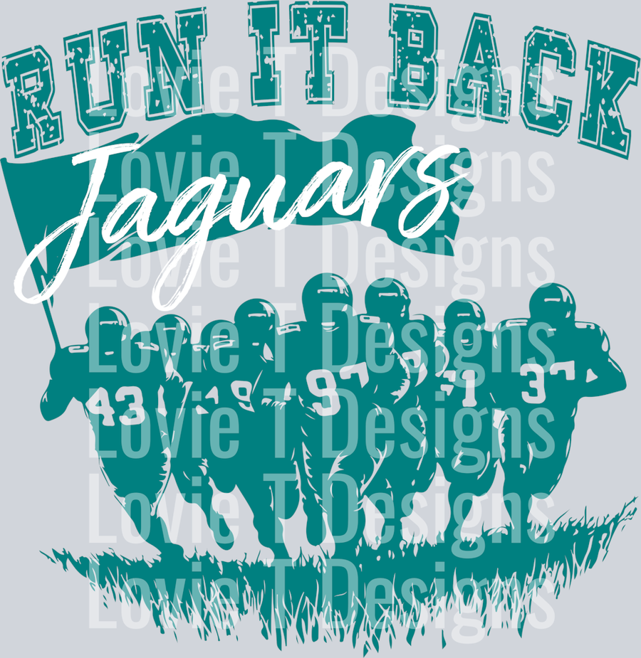 RUN IT BACK TEAL JAGUARS
