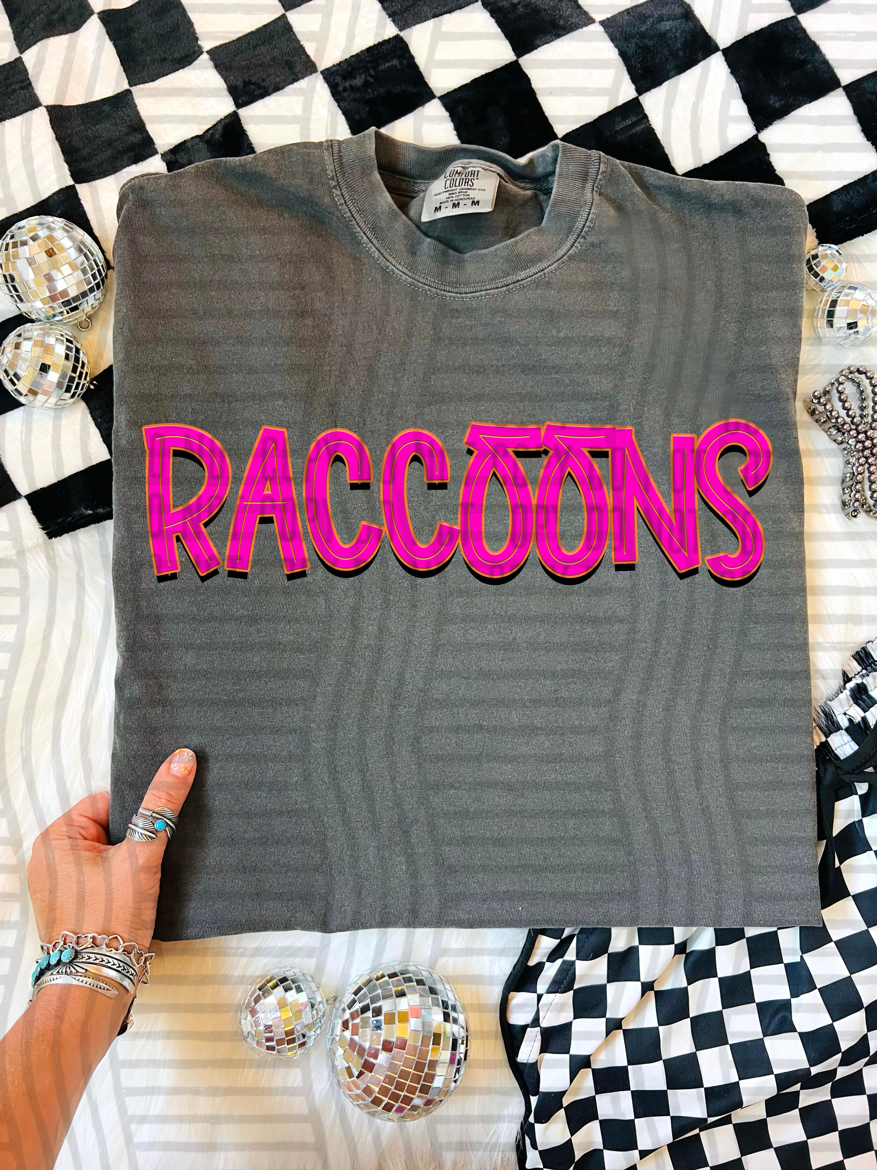 Pink Punch Raccoons design