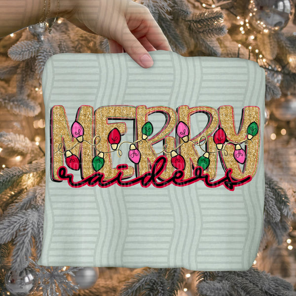 Merry Lights Mascots Raiders design