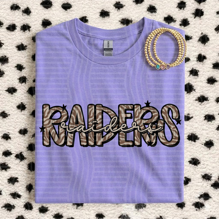 Raiders Zebra Mascots DTF transfer