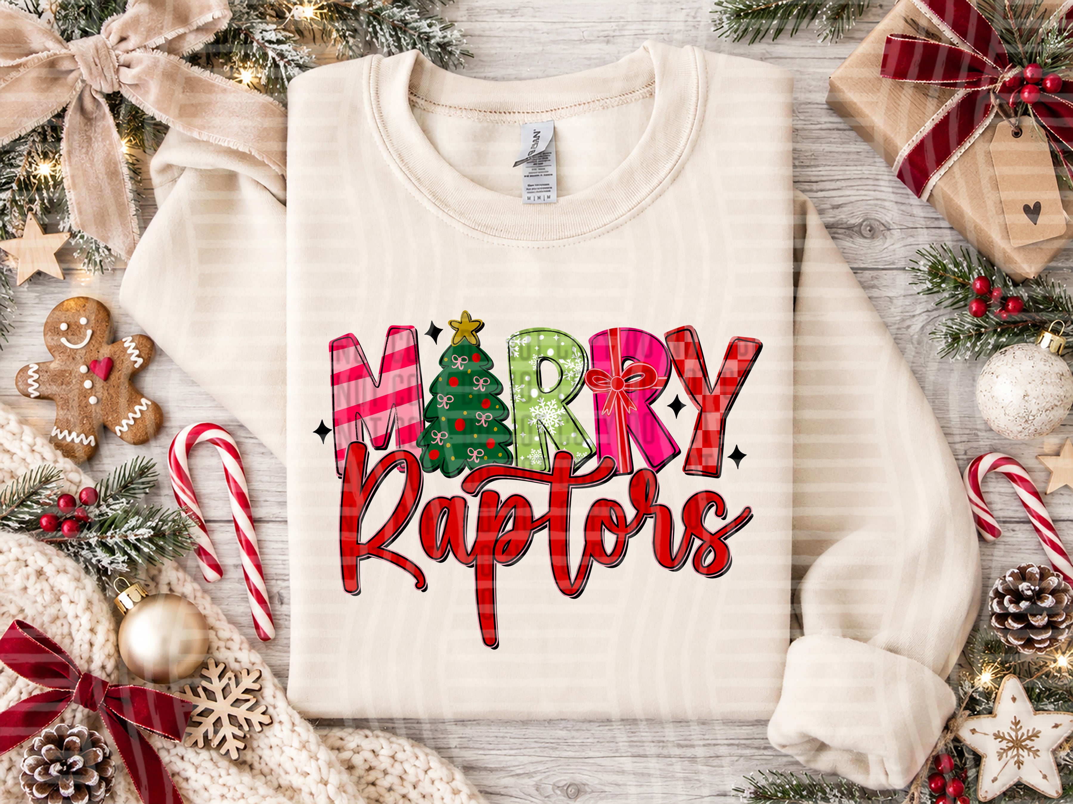 Merry Mascots Raptors design