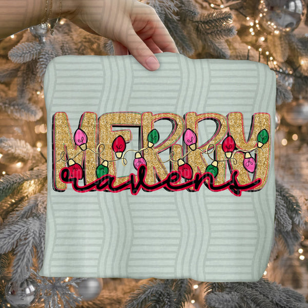 Merry Lights Mascots Ravens design