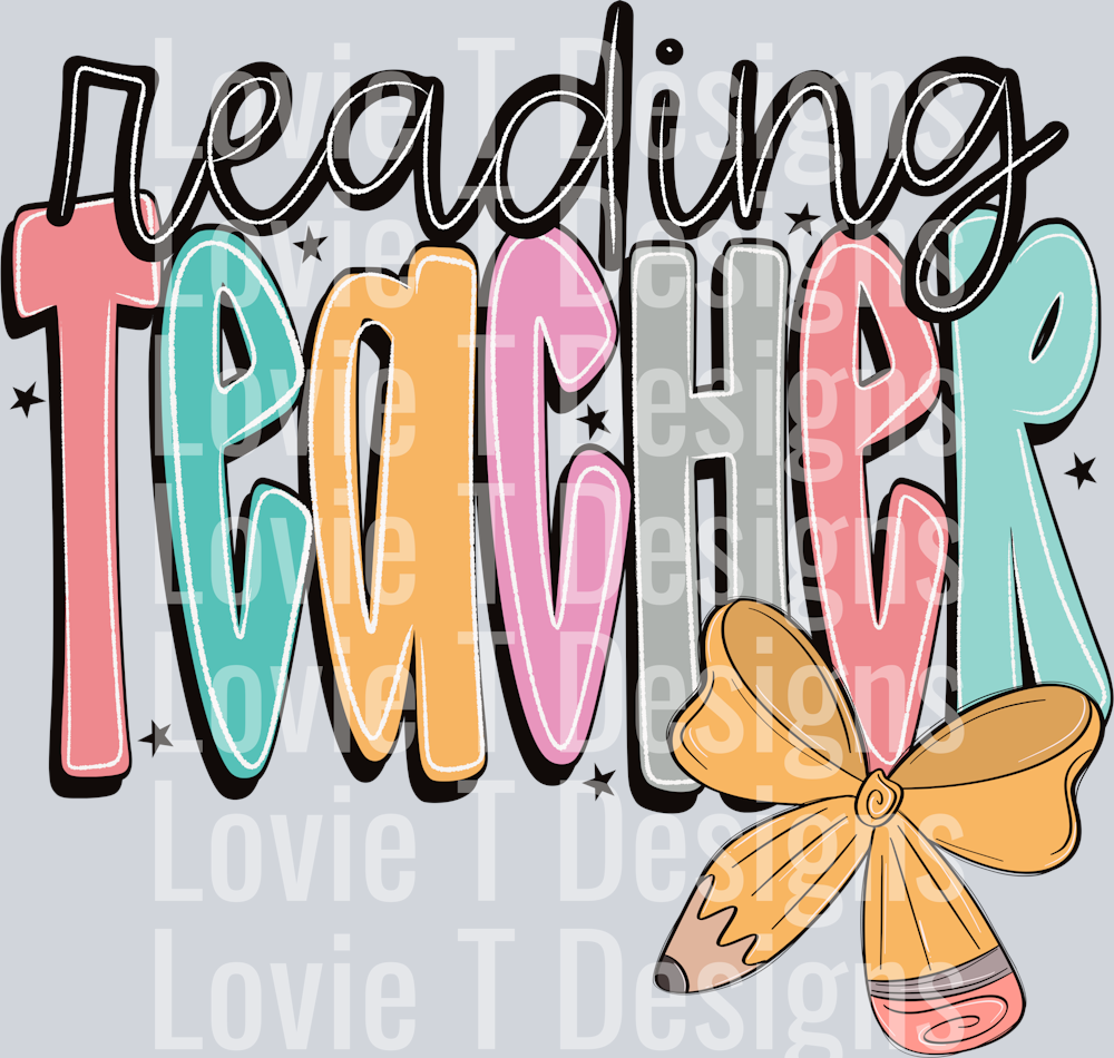 Reader Teacher Doodle Pencil