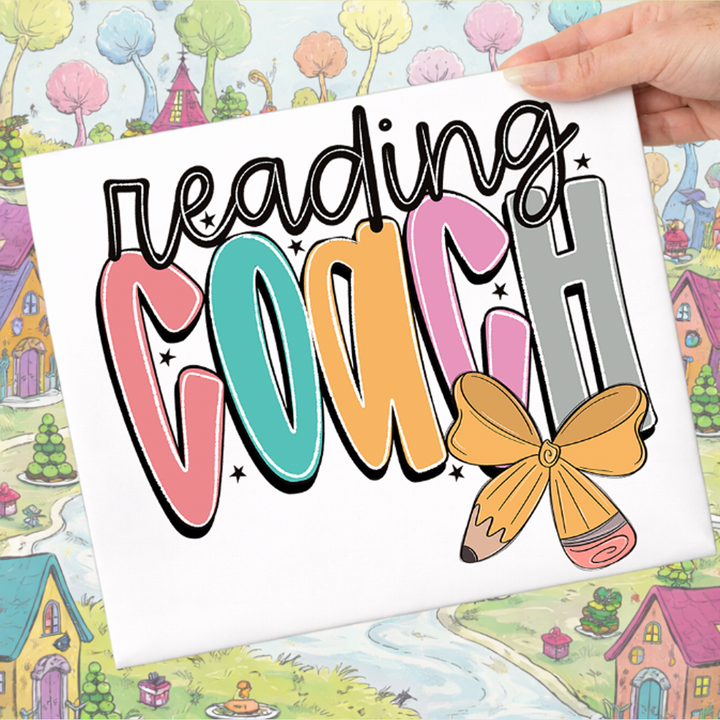 Reading Coach Doodle Pencil – DTF Transfer